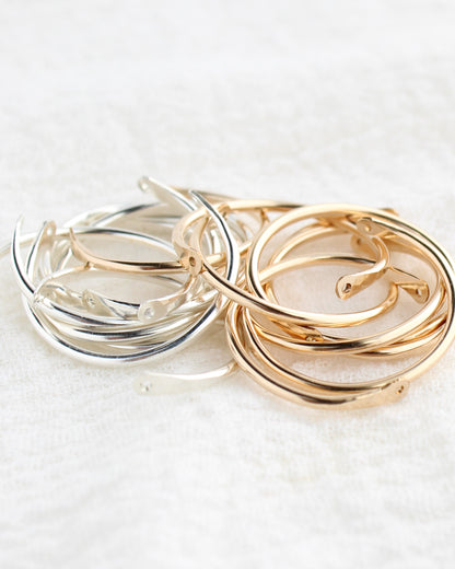 1.3mm Smooth Cuff Ring, R74