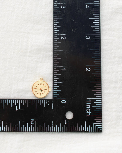 16mm Clock PVD Charm, CH502