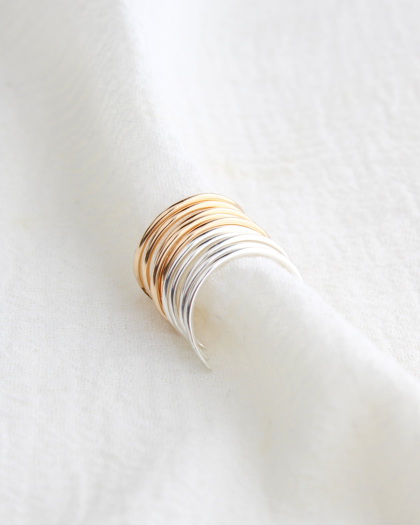 1.3mm Smooth Cuff Ring, R74