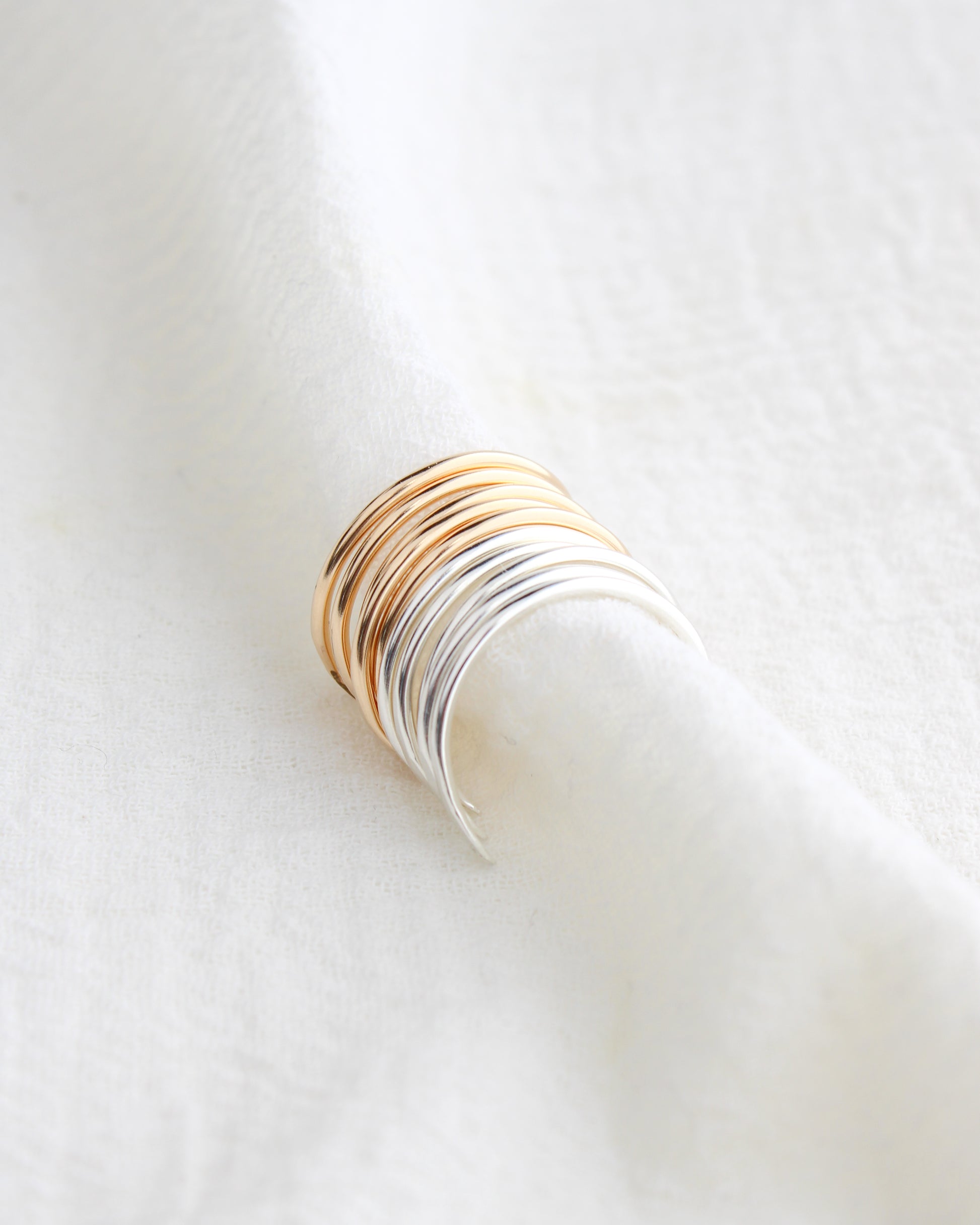 1.3mm Smooth Cuff Ring, R74