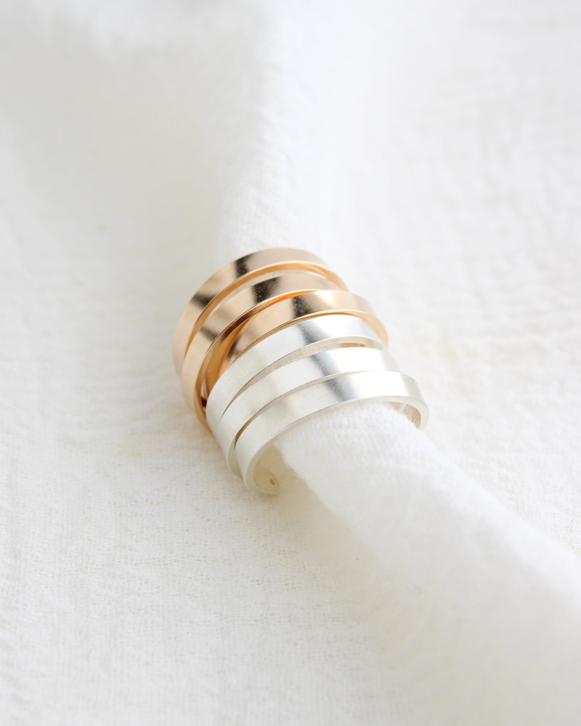 3mm Flat Cuff Ring, R75