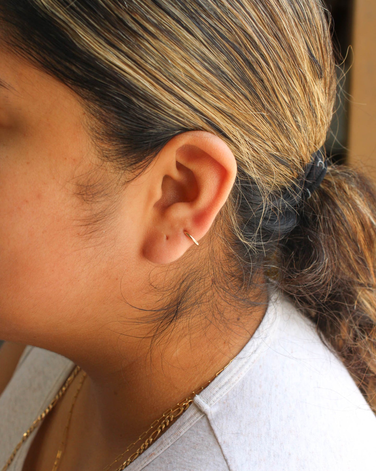 10mm Endless Hoop Earrings, E65