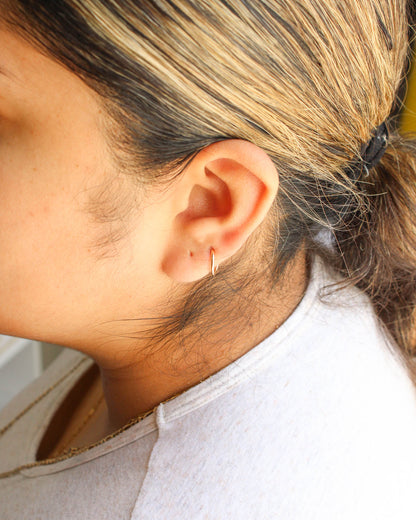 12mm Endless Hoop Earrings, E66