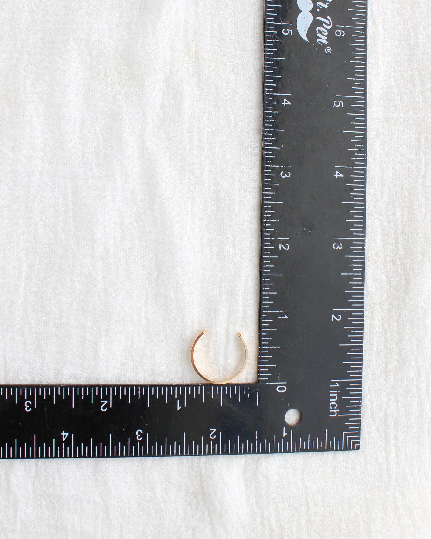 3mm Flat Cuff Ring, R75