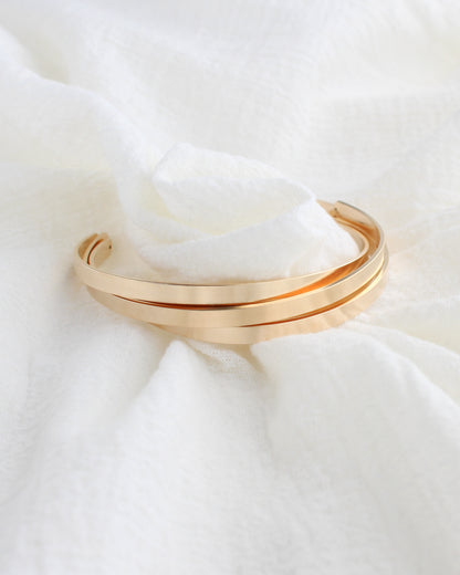 4mm Flat Cuff Bracelet, BR66