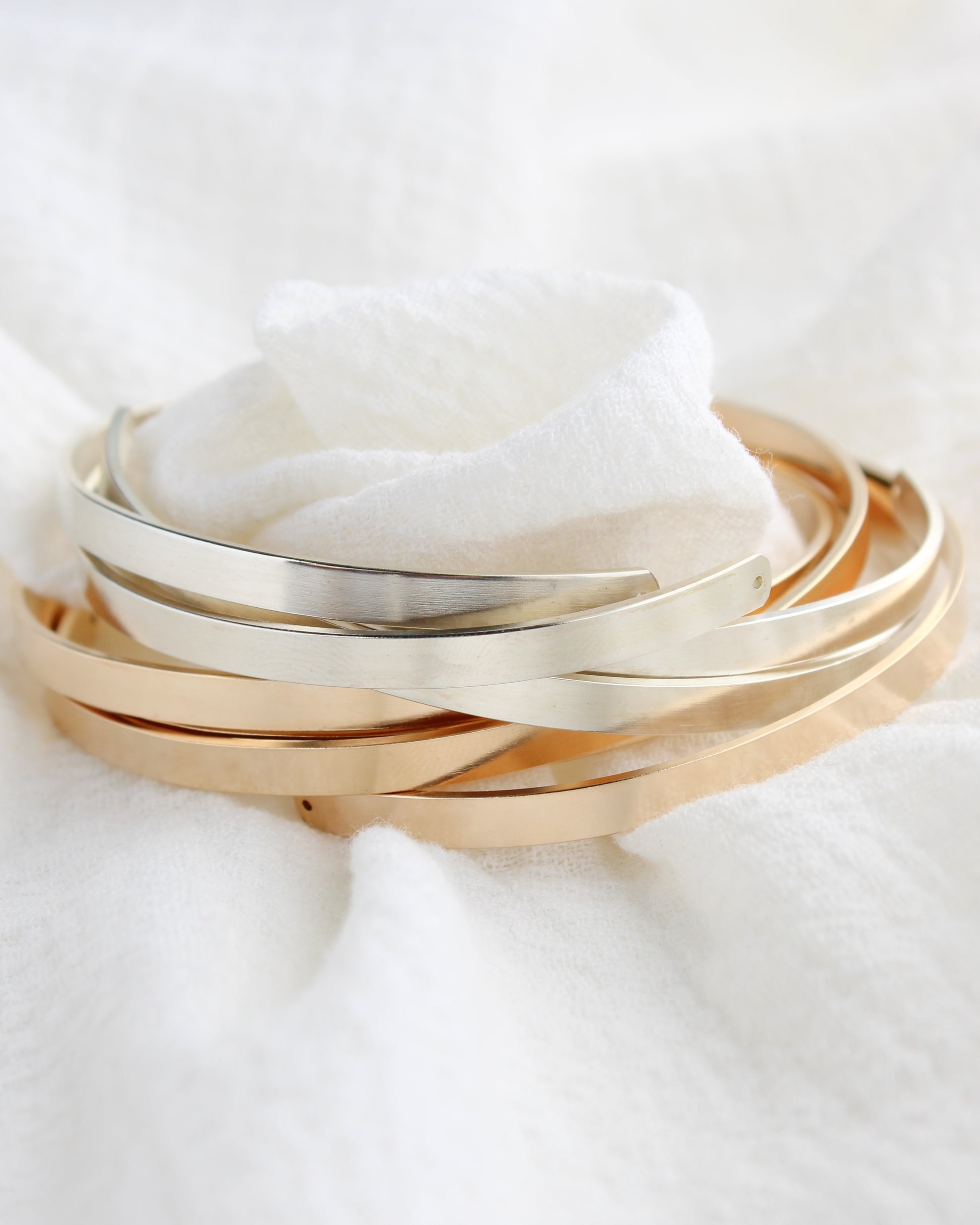 4mm Flat Cuff Bracelet, BR66