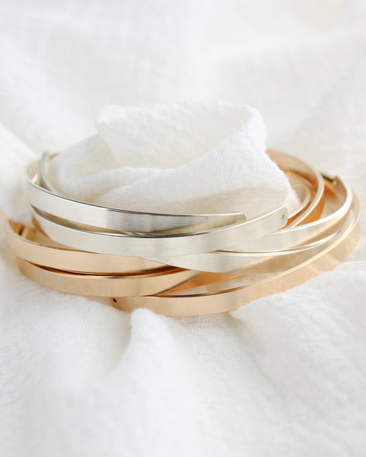 4mm Flat PJ Cuff Bracelet, BR66