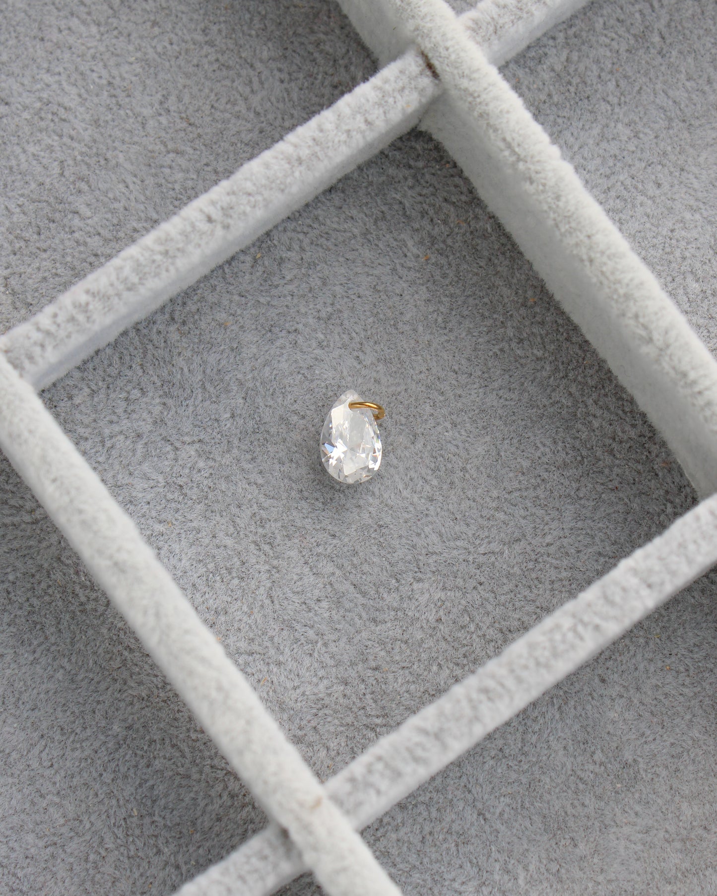 6mm Teardrop PVD Charm, CH401