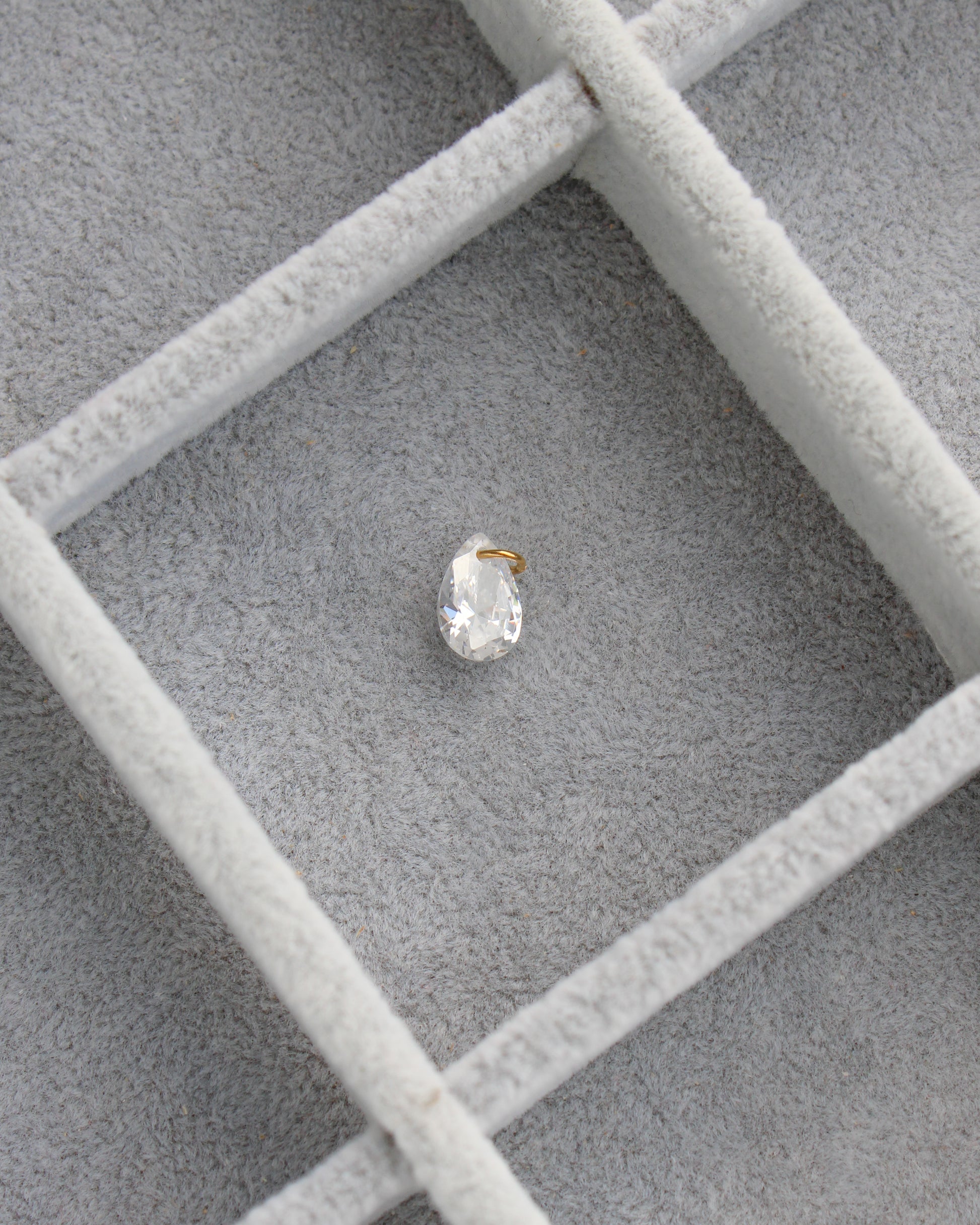 6mm Teardrop PVD Charm, CH401