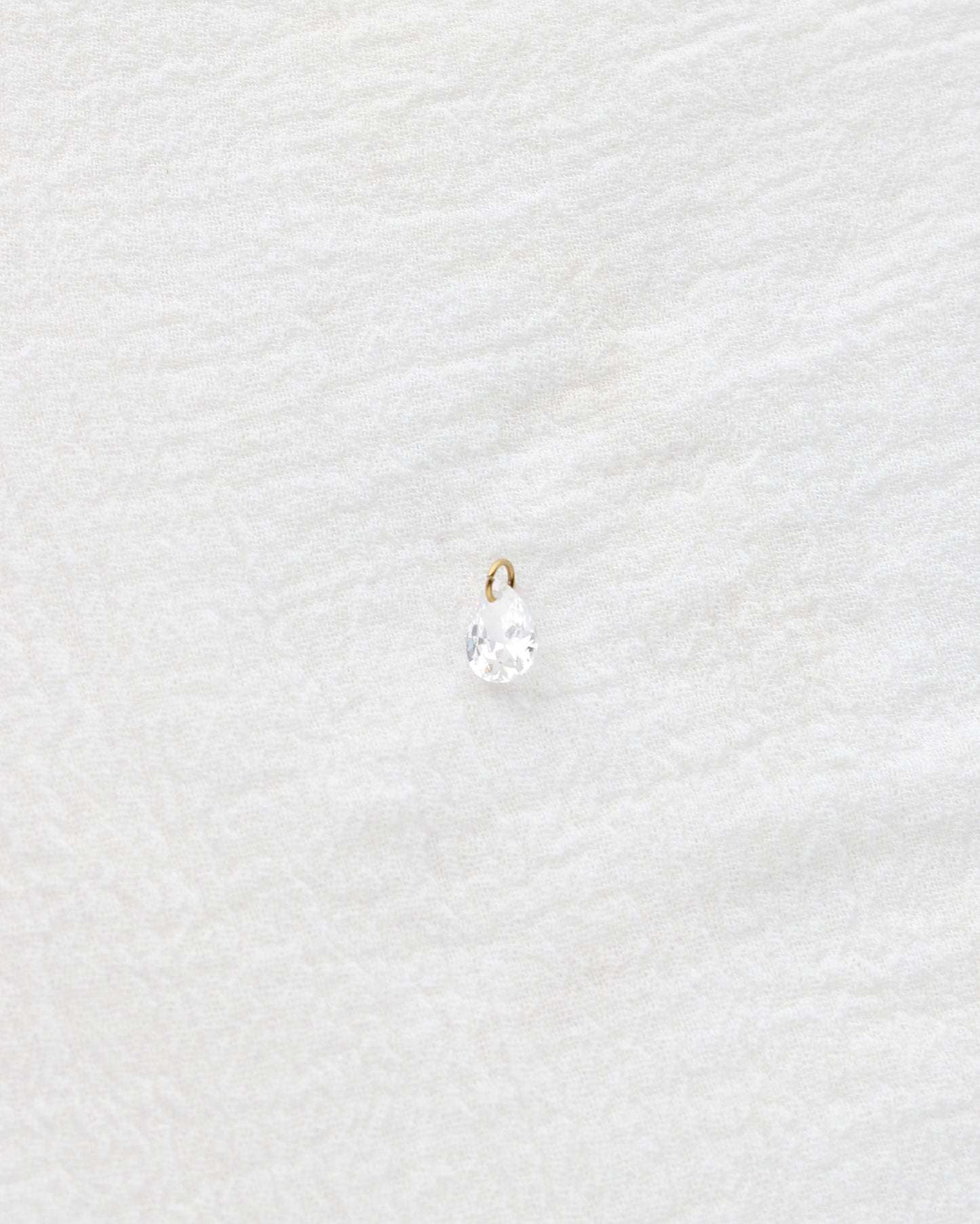 6mm Teardrop PVD Charm, CH401