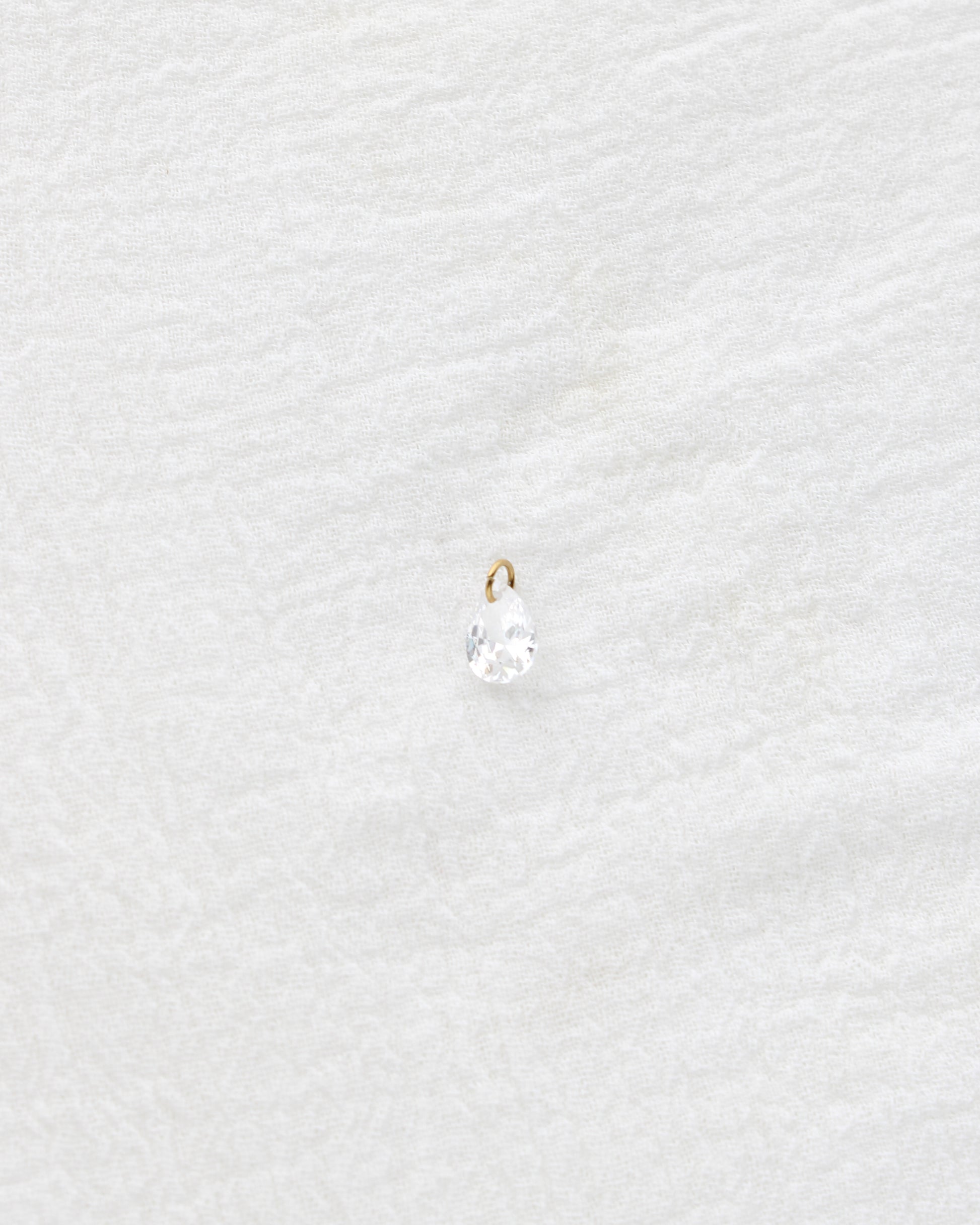 6mm Teardrop PVD Charm, CH401