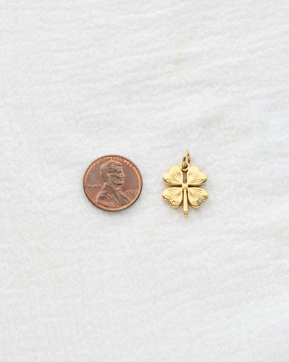 14mm Clover PVD Charm, CH405