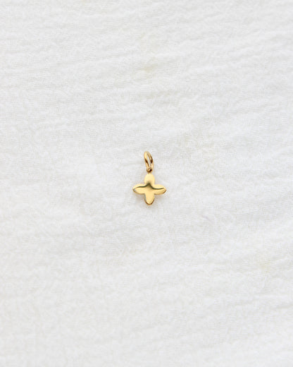 7mm Small Flower PVD Charm, CH410