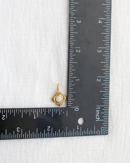 11mm Quatrefoil w/ Opal PVD Charm, CH409
