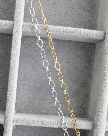3.3mm Alternate Dapped Diamond and Oval Link Chain 1+1, S274, G274