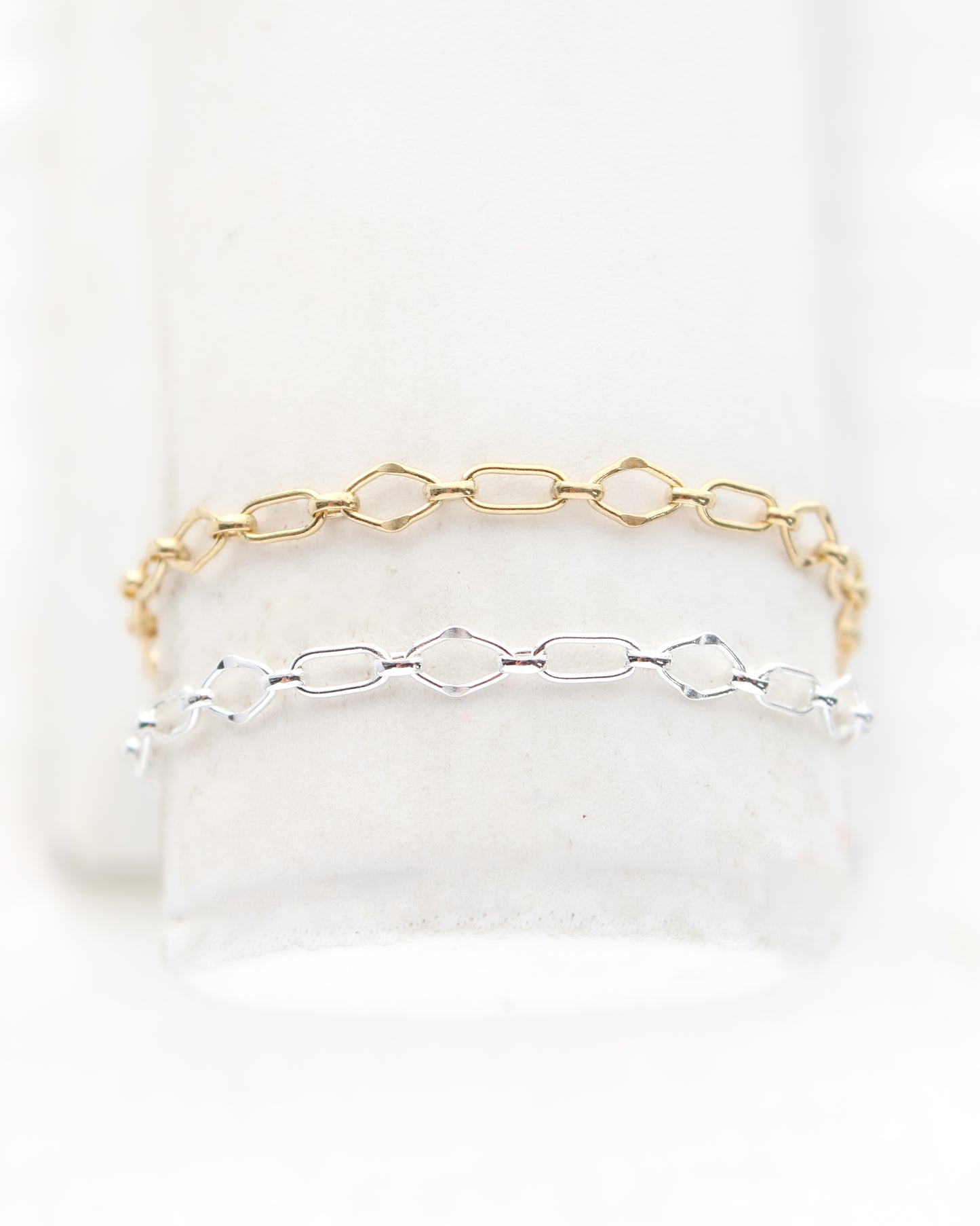 3.3mm Alternate Dapped Diamond and Oval Link Chain 1+1, S274, G274