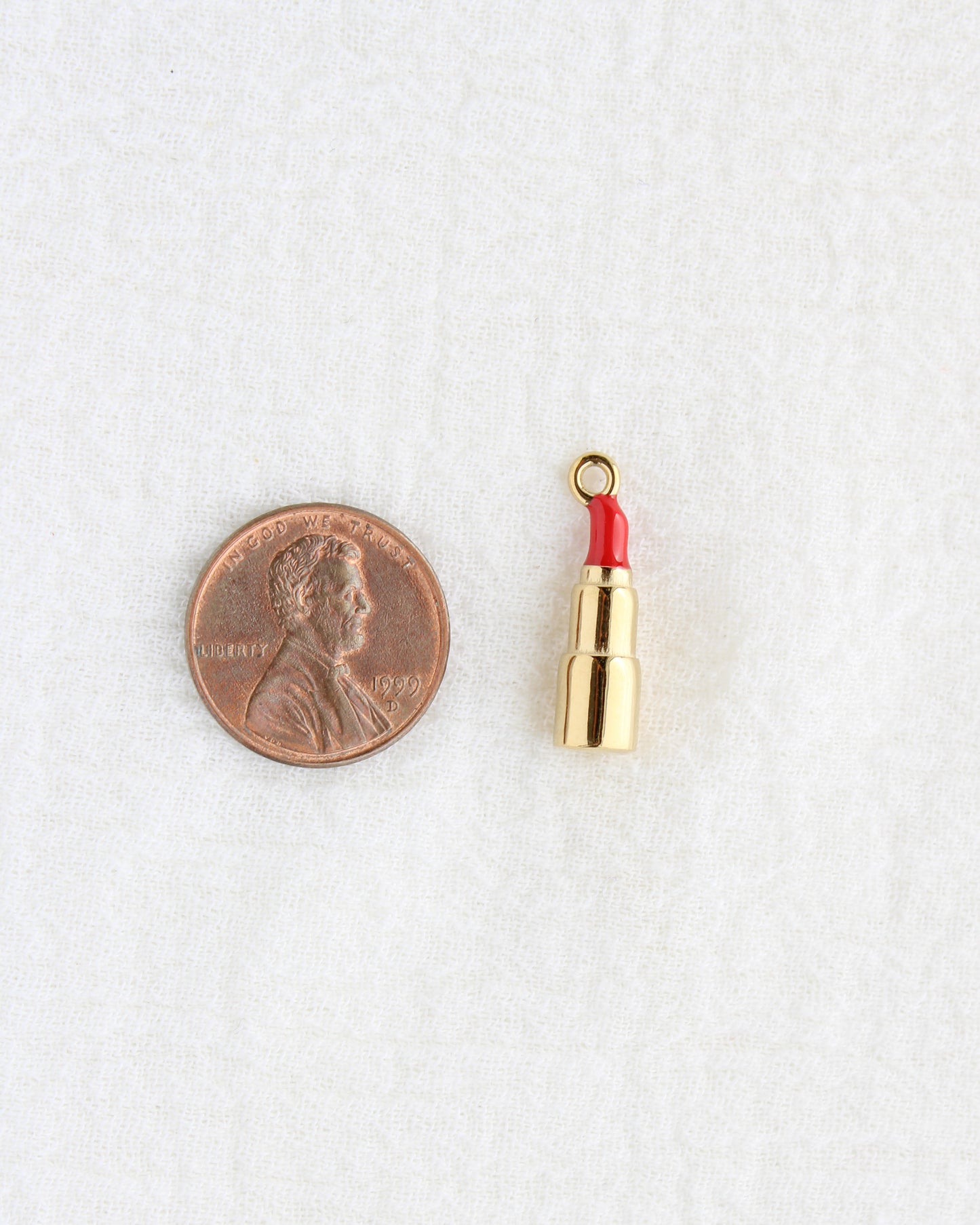 22mm Lipstick PVD Charm, CH440