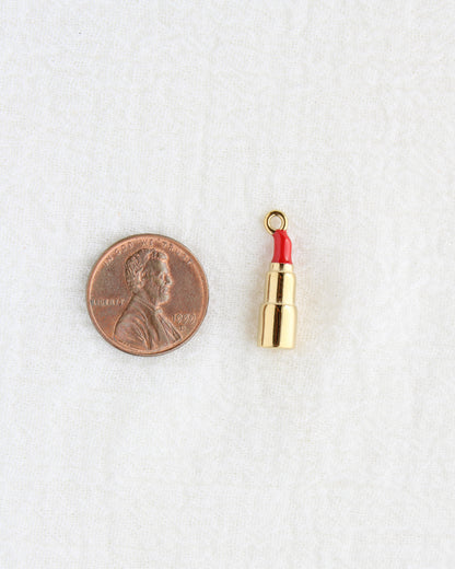 22mm Lipstick PVD Charm, CH440