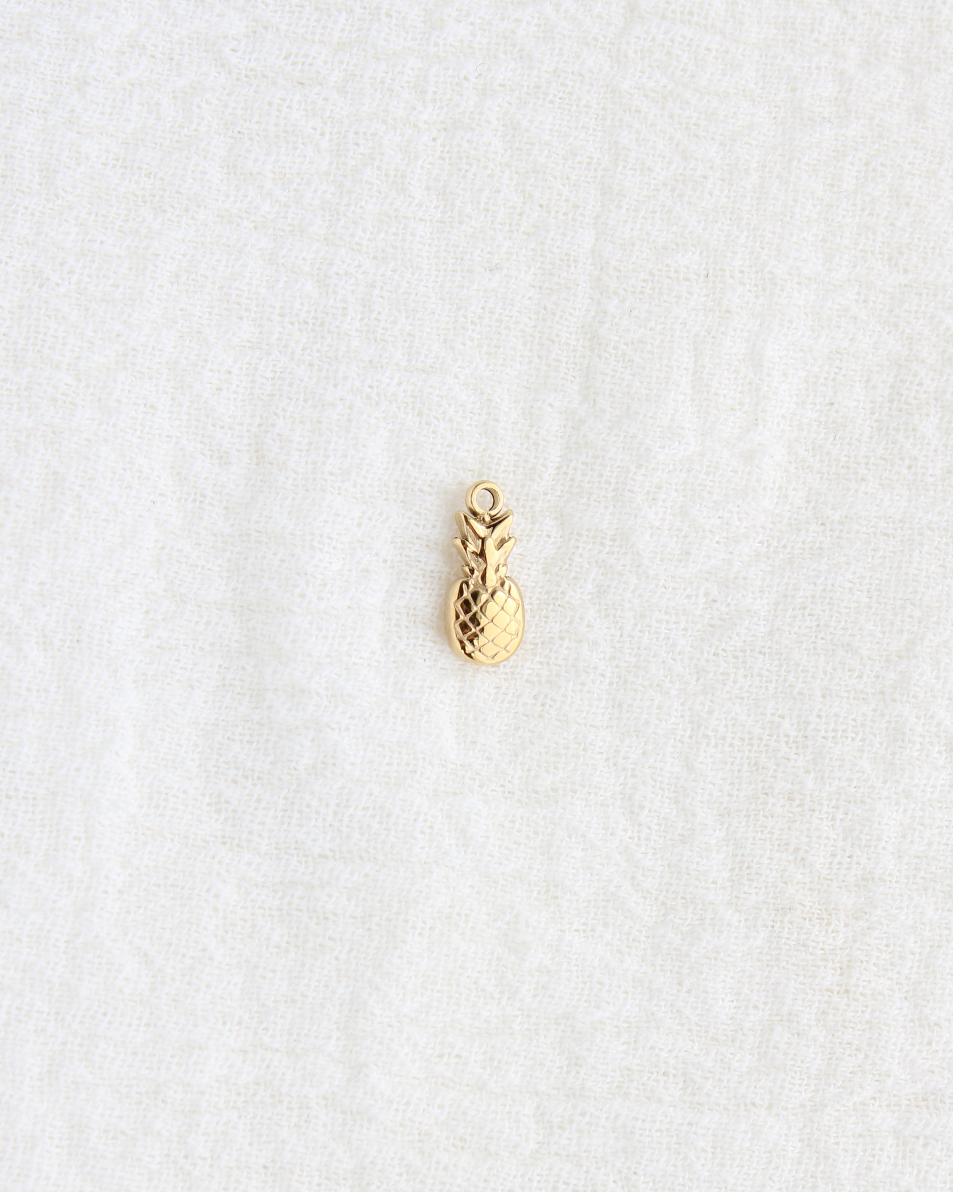 12mm Pineapple PVD Charm, CH441