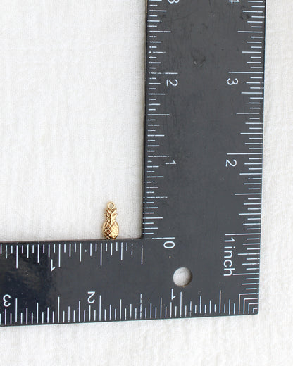 12mm Pineapple PVD Charm, CH441