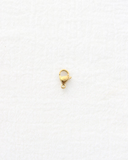 12x7mm Lobster Clasp Gold PVD, F25 (Pack of 5)