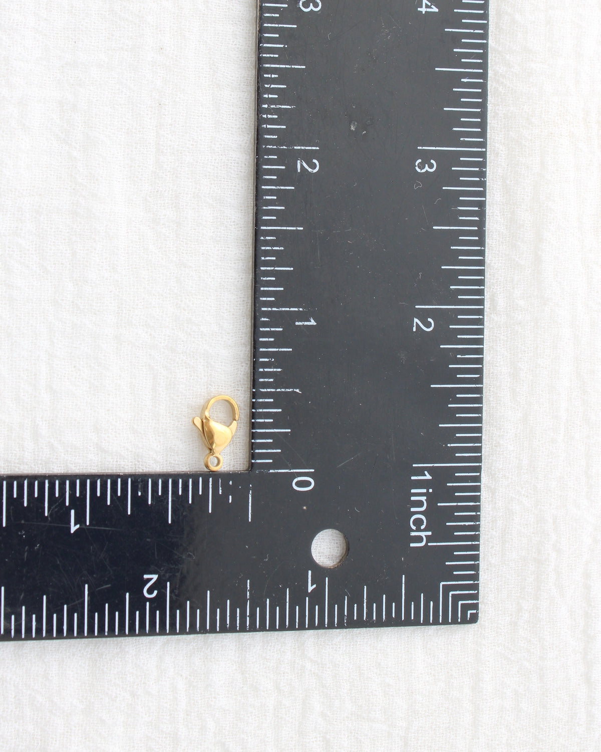 12x7mm Lobster Clasp Gold PVD, F25 (Pack of 5)
