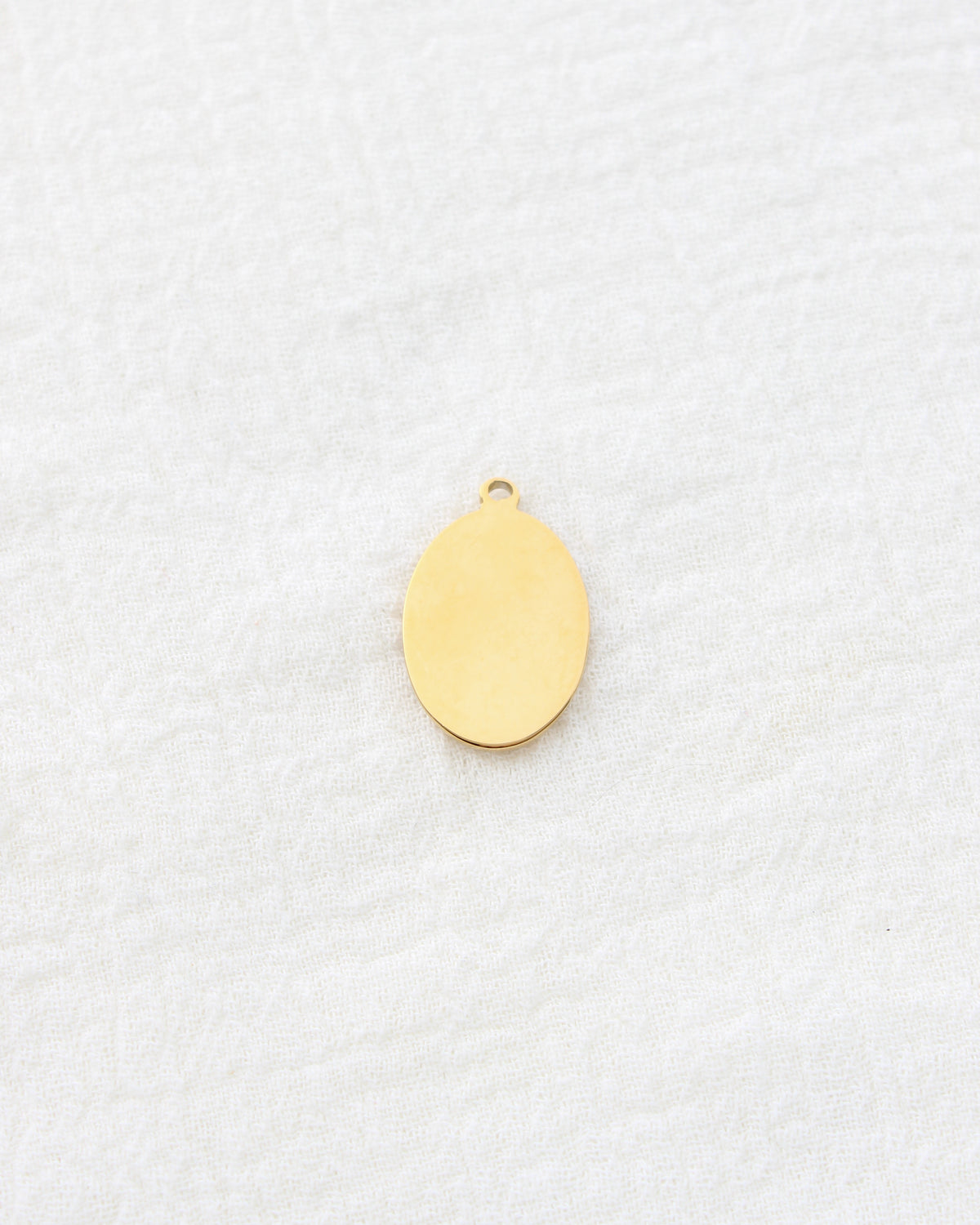 23mm Mushroom Oval PVD Charm, CH454