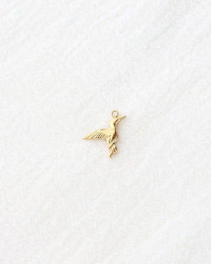 15mm Hummingbird PVD Charm, CH445