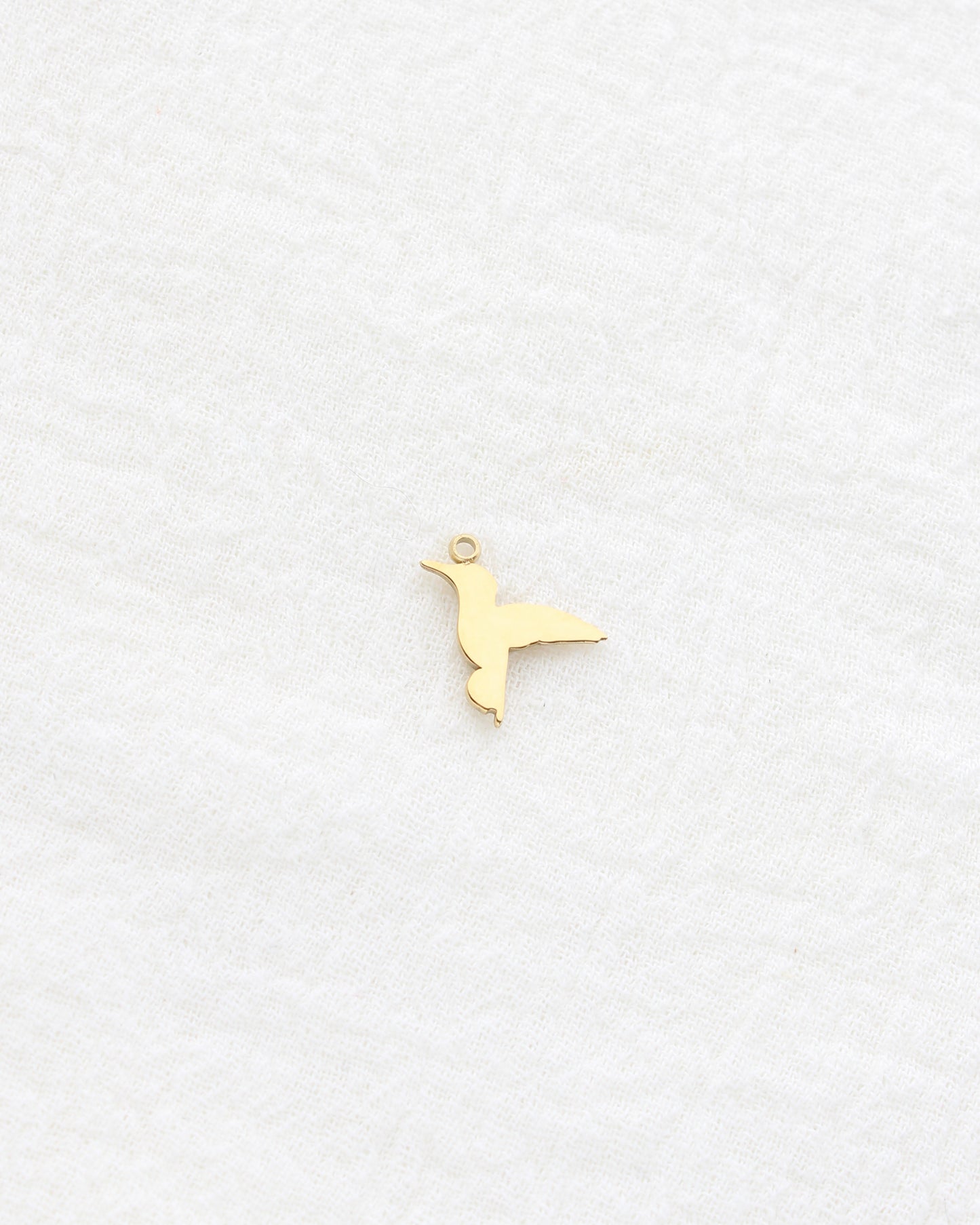 15mm Hummingbird PVD Charm, CH445