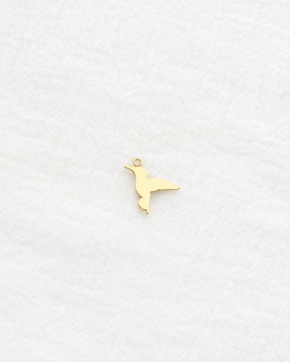 15mm Hummingbird PVD Charm, CH445