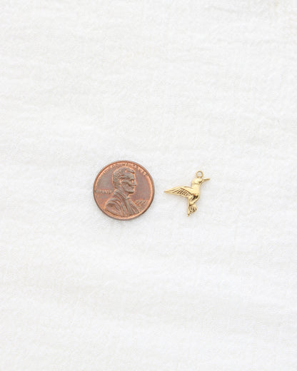 15mm Hummingbird PVD Charm, CH445