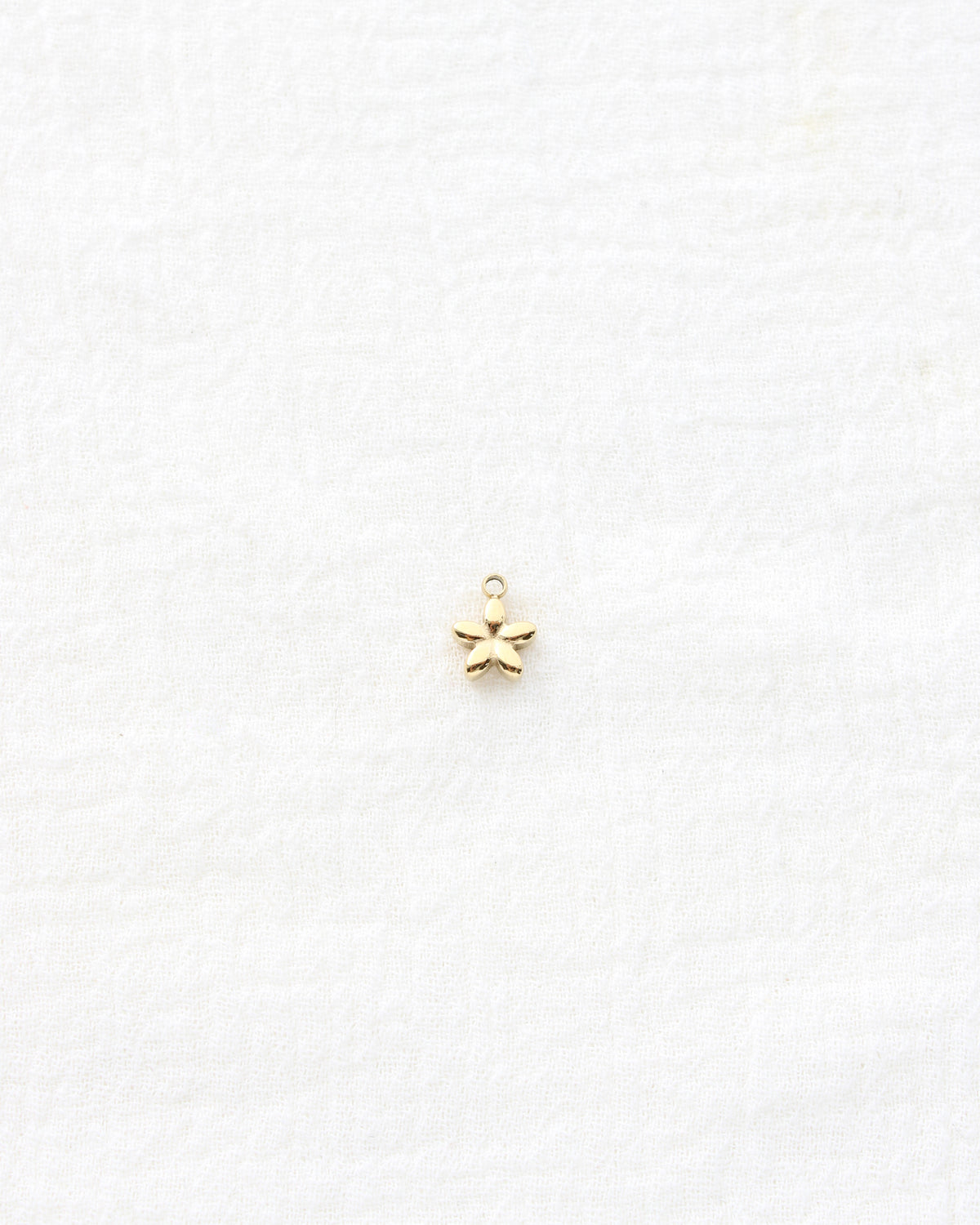 10mm Mini Flower PVD Charm, CH446