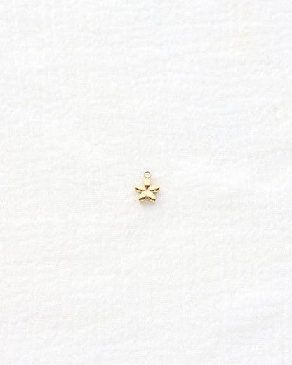10mm Mini Flower PVD Charm, CH446
