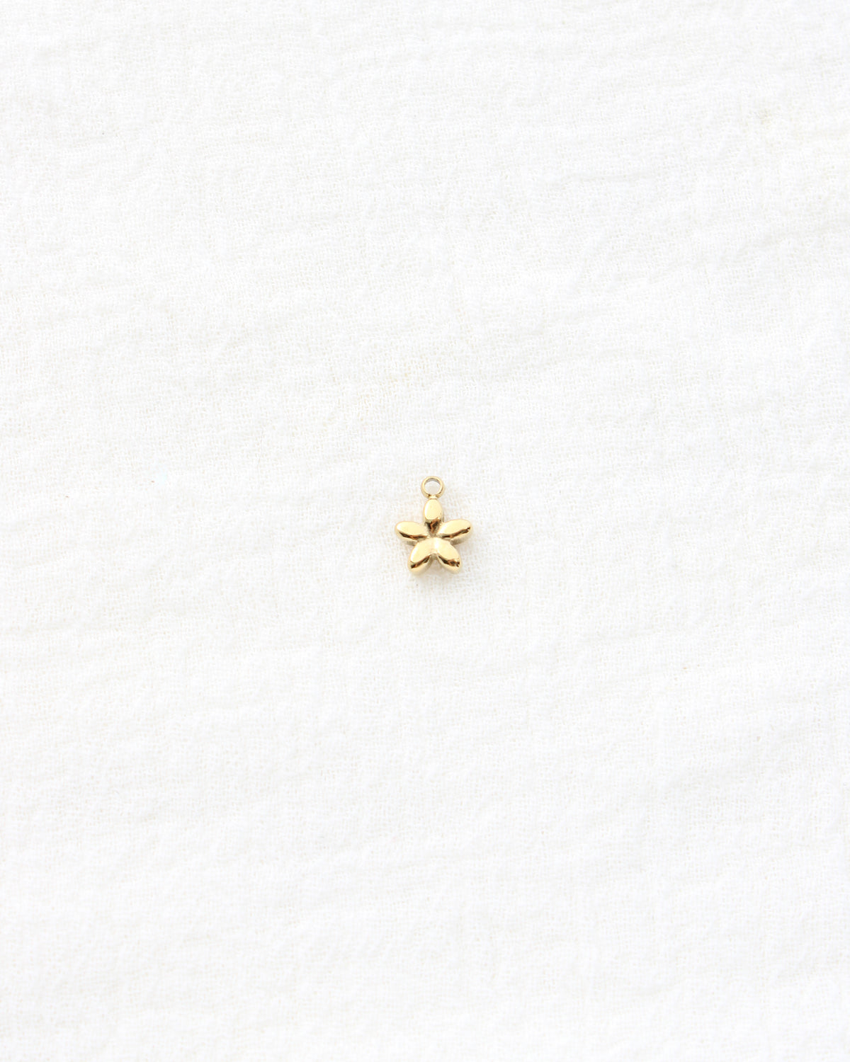 10mm Mini Flower PVD Charm, CH446
