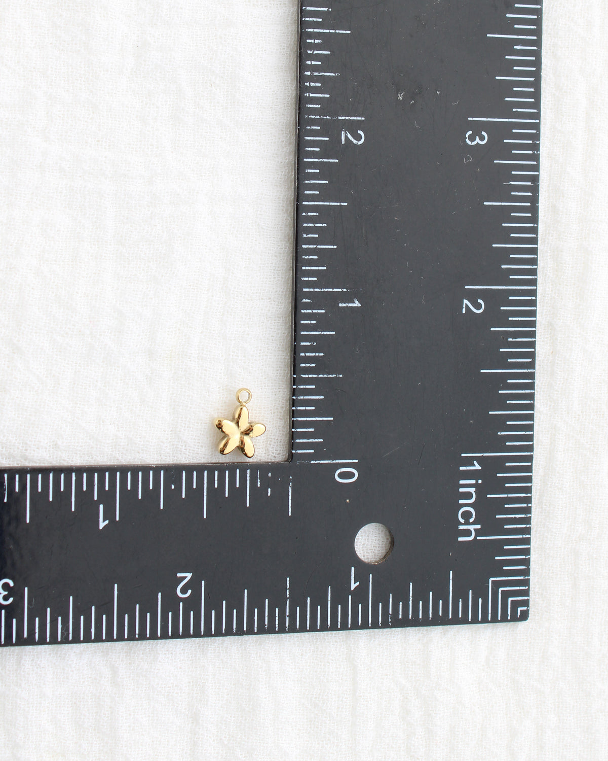 10mm Mini Flower PVD Charm, CH446