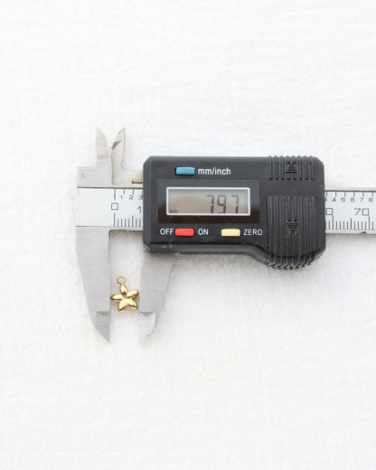 10mm Mini Flower PVD Charm, CH446