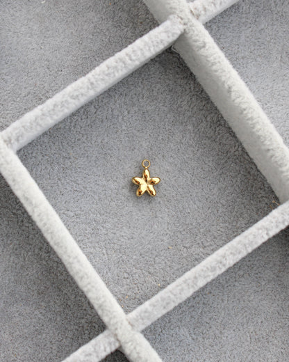 10mm Mini Flower PVD Charm, CH446