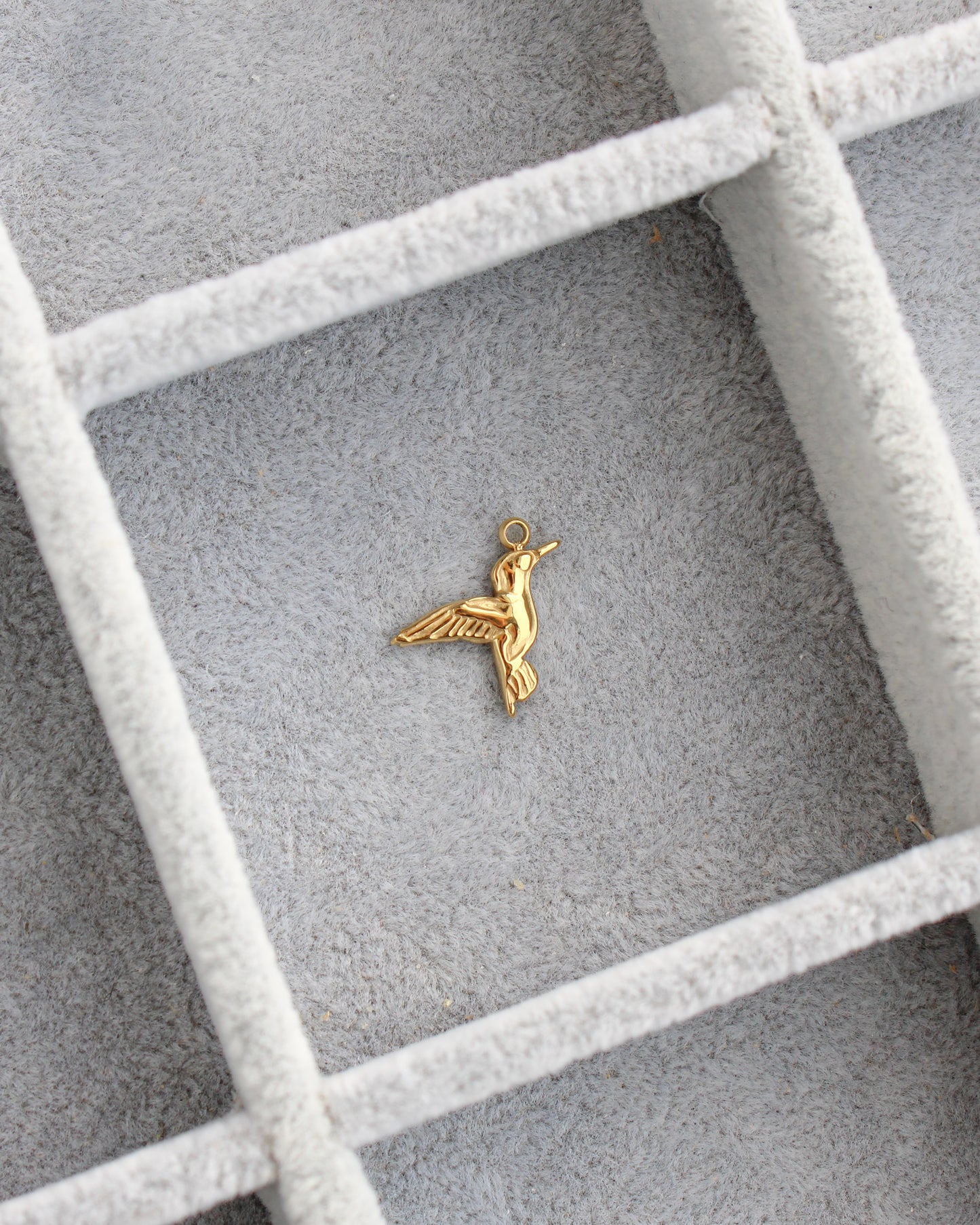 15mm Hummingbird PVD Charm, CH445
