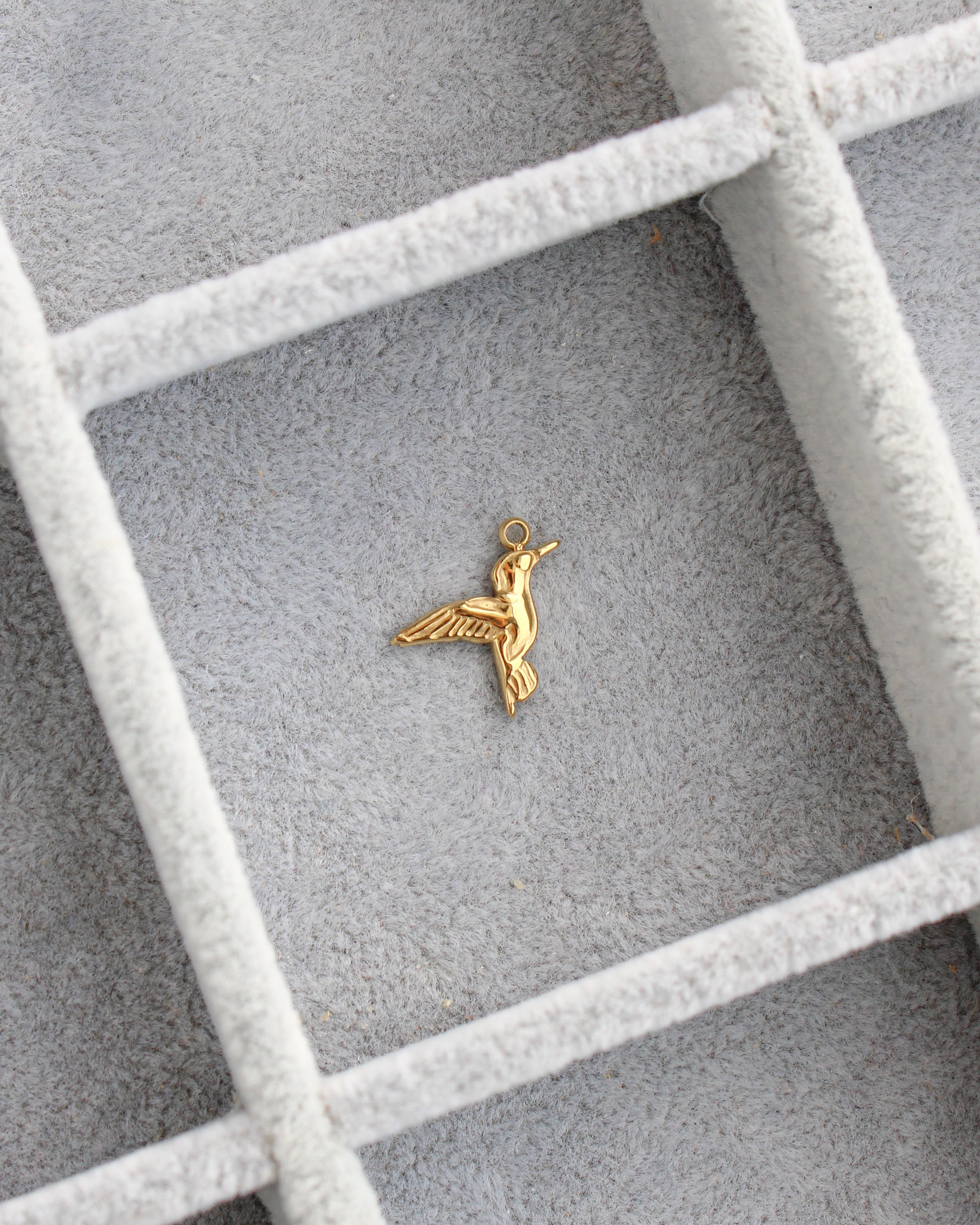 15mm Hummingbird PVD Charm, CH445