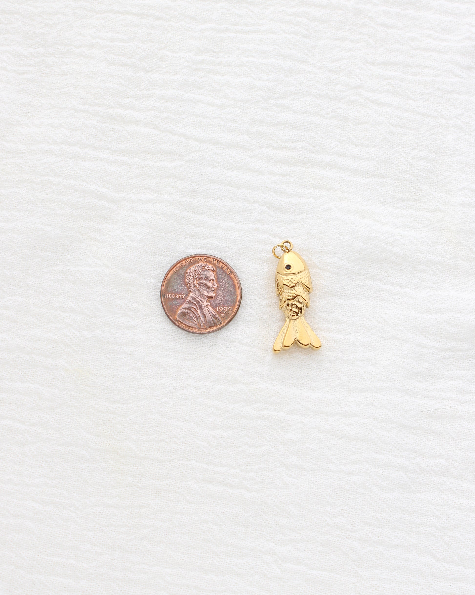 27mm Fish PVD Charm, CH458
