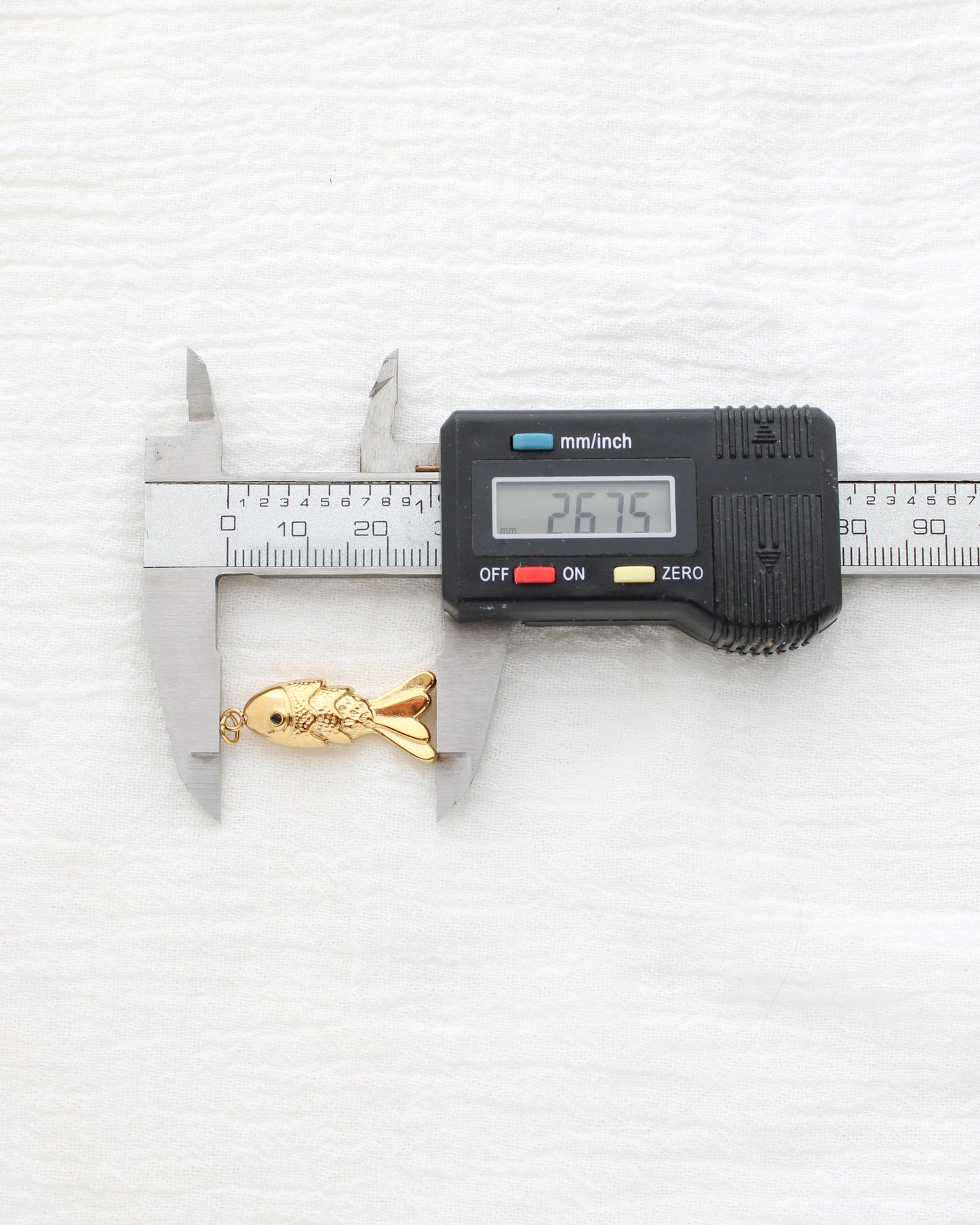 27mm Fish PVD Charm, CH458