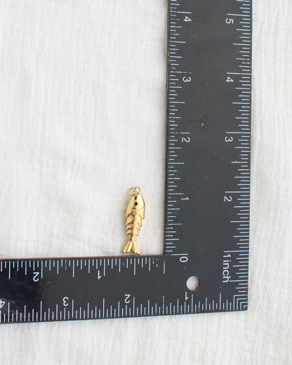28mm Long Fish PVD Charm, CH457