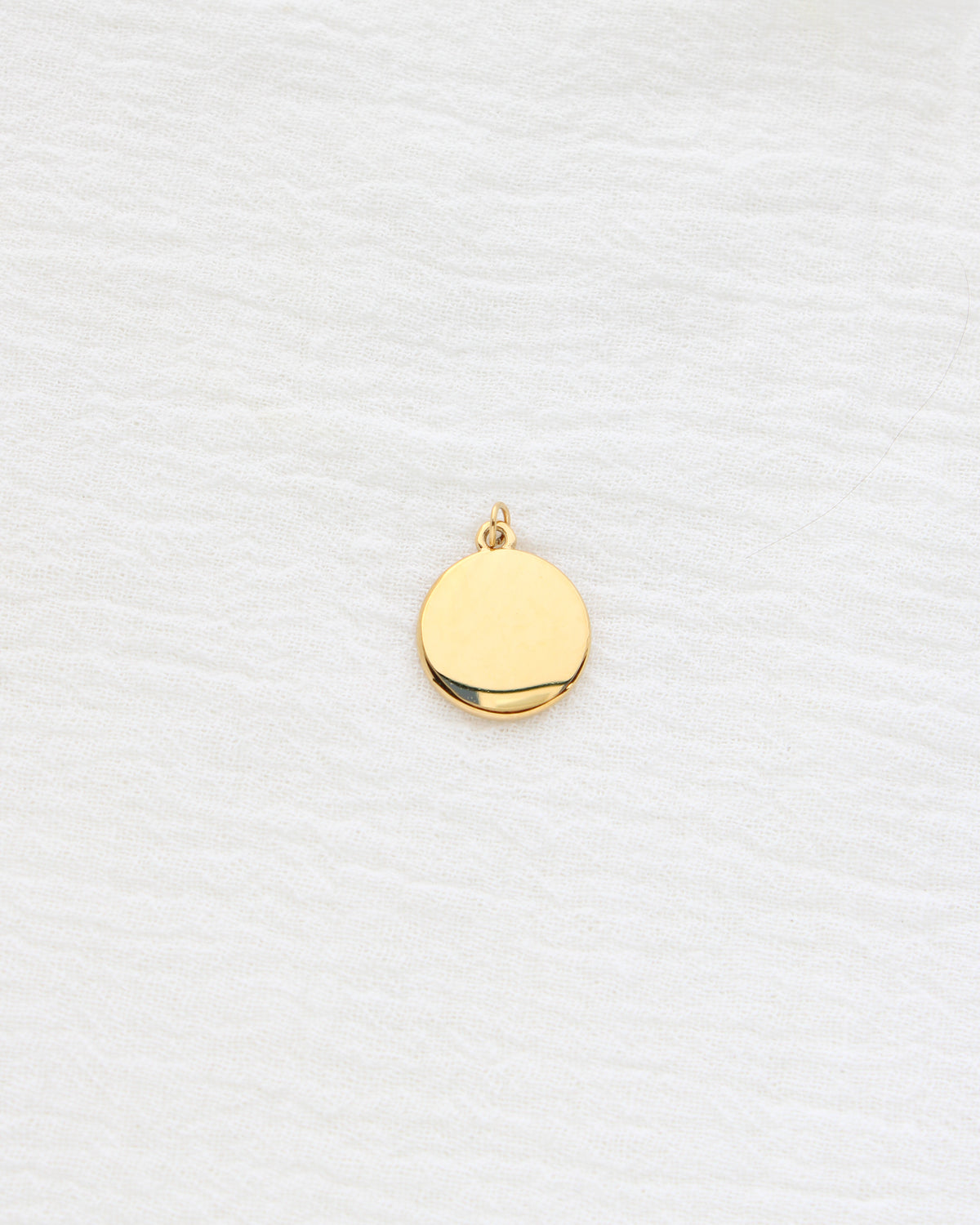 18mm Disc with Zircon PVD Charm, CH460