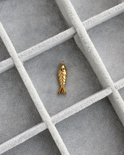 28mm Long Fish PVD Charm, CH457