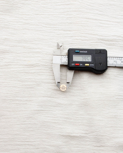 Sailboat Round Connector Charm, CN358