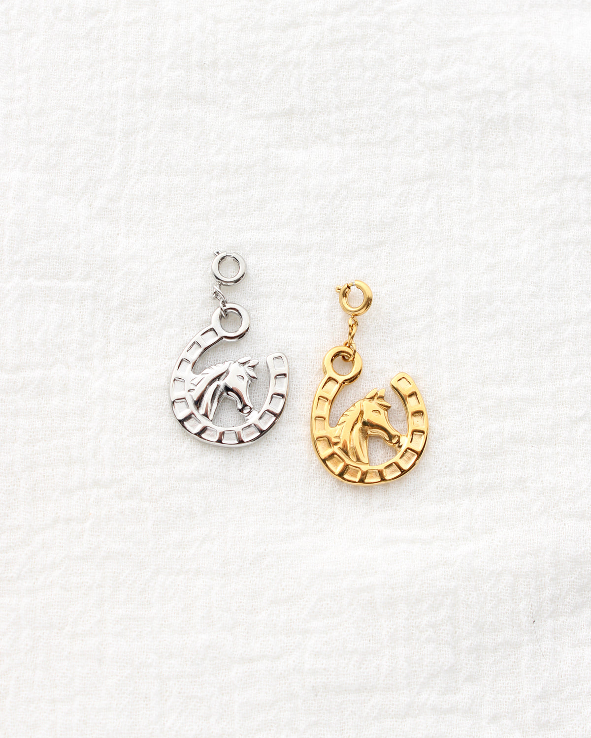25mm Horseshoe PVD Charm, CH456