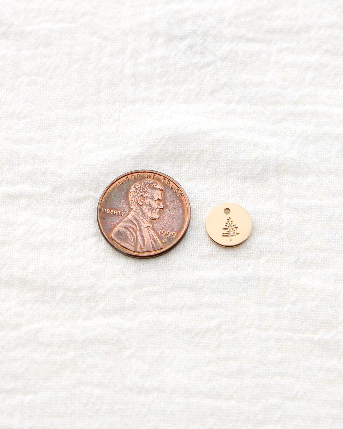 10mm Pine Tree Charm, CH303