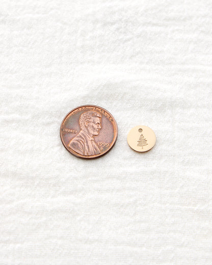 10mm Pine Tree Charm, CH303