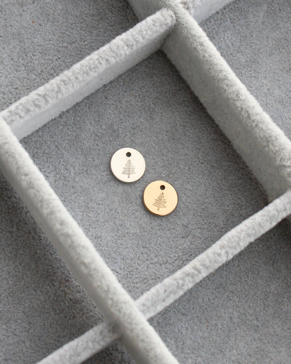 10mm Pine Tree Charm, CH303