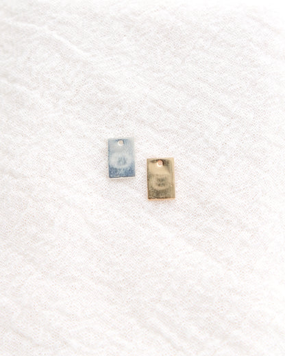 10mm Lips Rectangle Charm, CH266